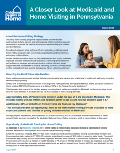 Cover Image: Brief: A Closer Look at Medicaid and Home Visiting in Pennsylvania – August 2024